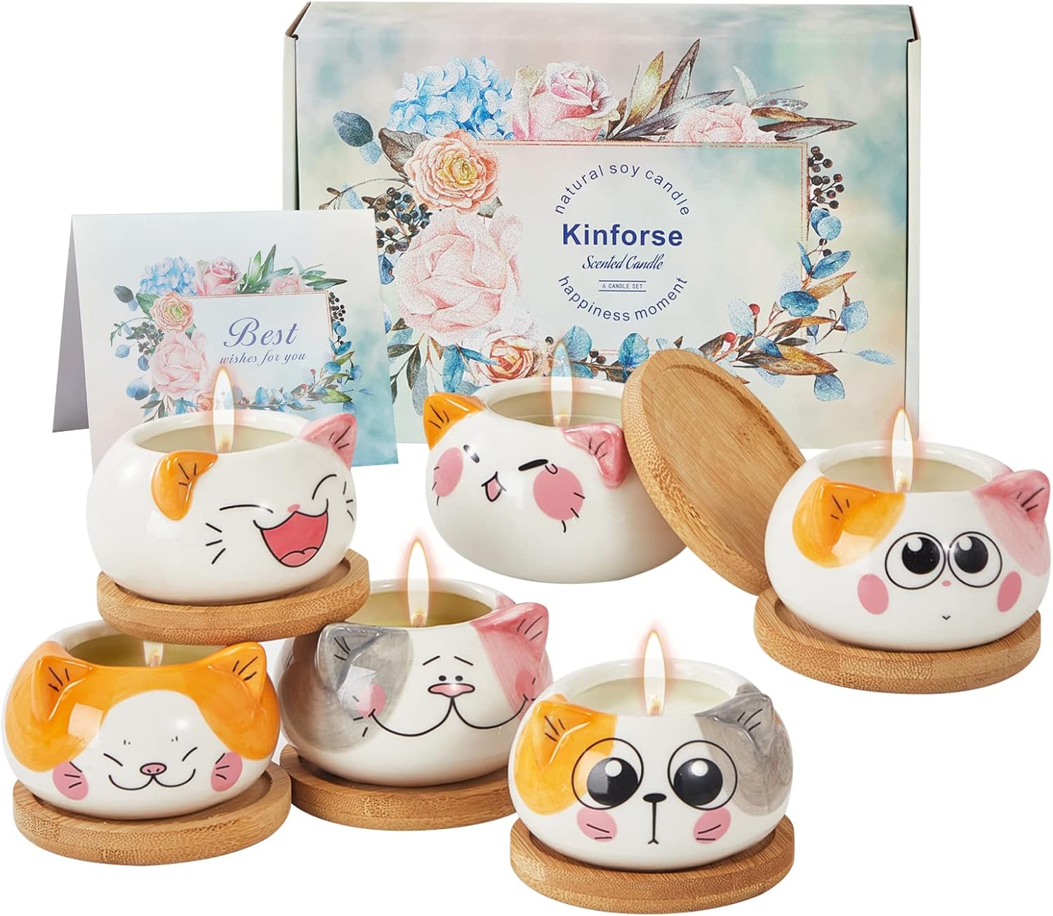 Wax Scented Candle — Mixed Scent-Cat