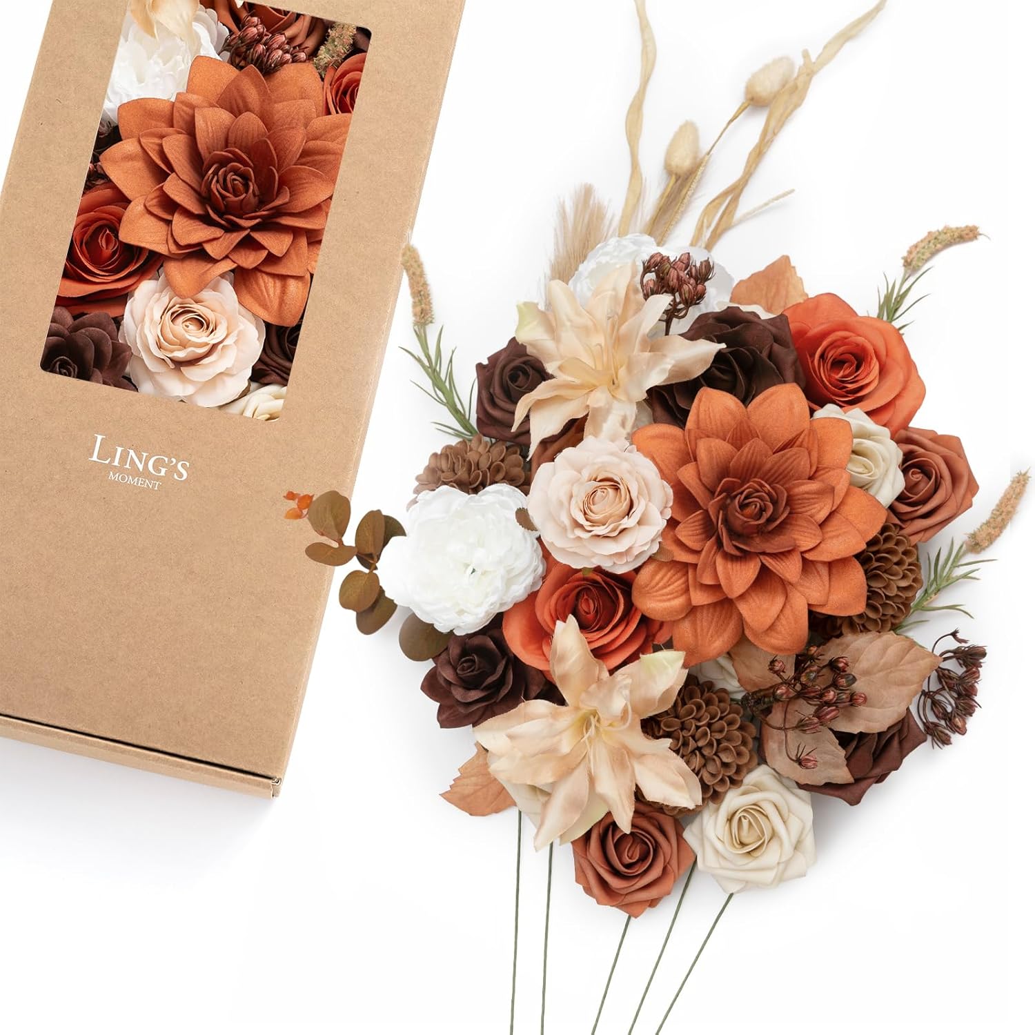 Beige Artificial Plant — Beg-boho & Rust