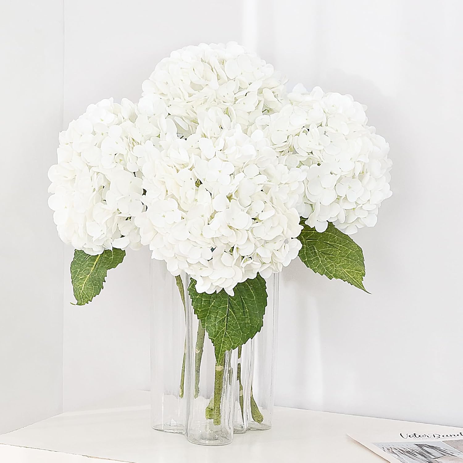 Blue Artificial Flowers — 3Pcs