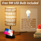Dimmable Boho Black Desk Lamp - View 6
