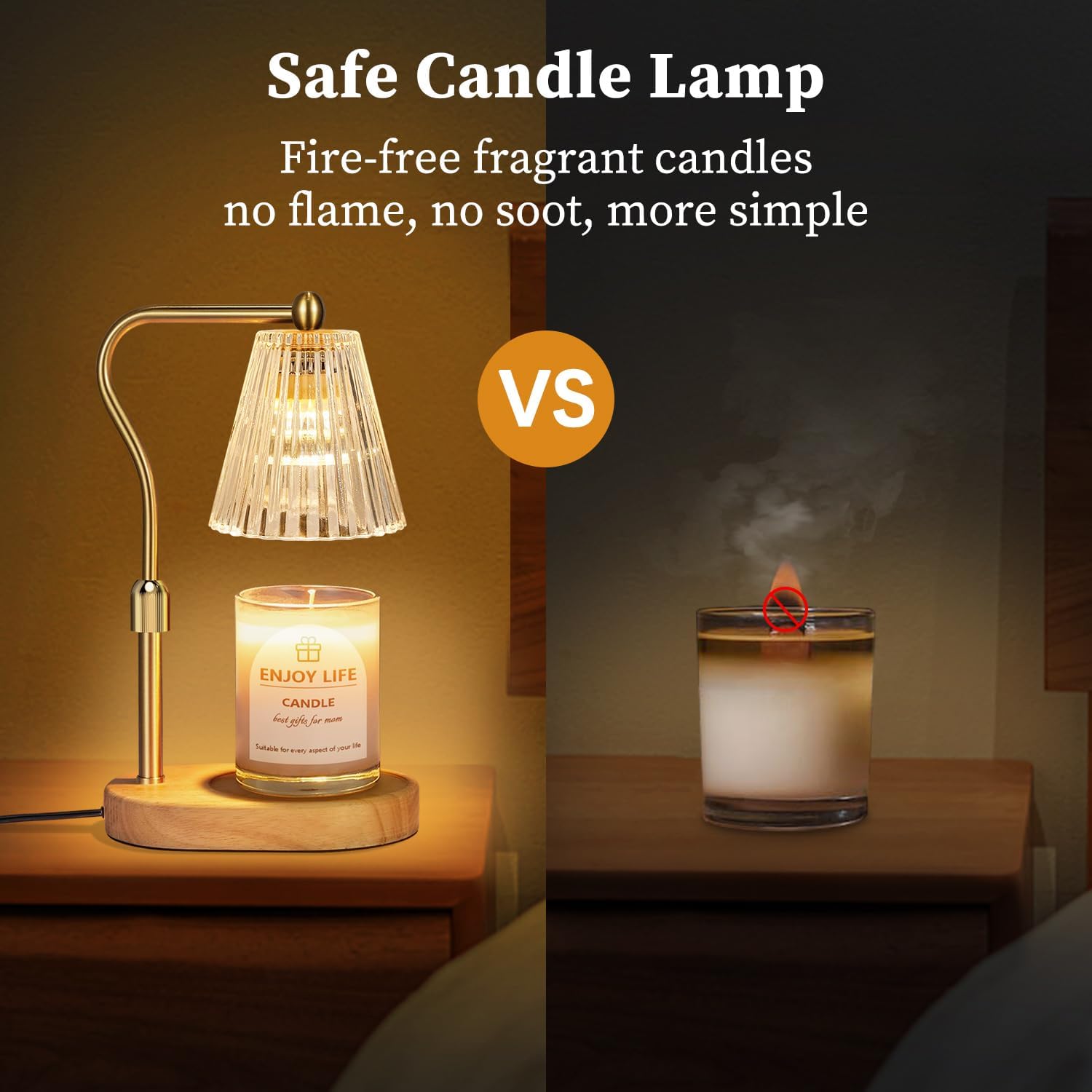 Adjustable Brown Table Lamp - View 4
