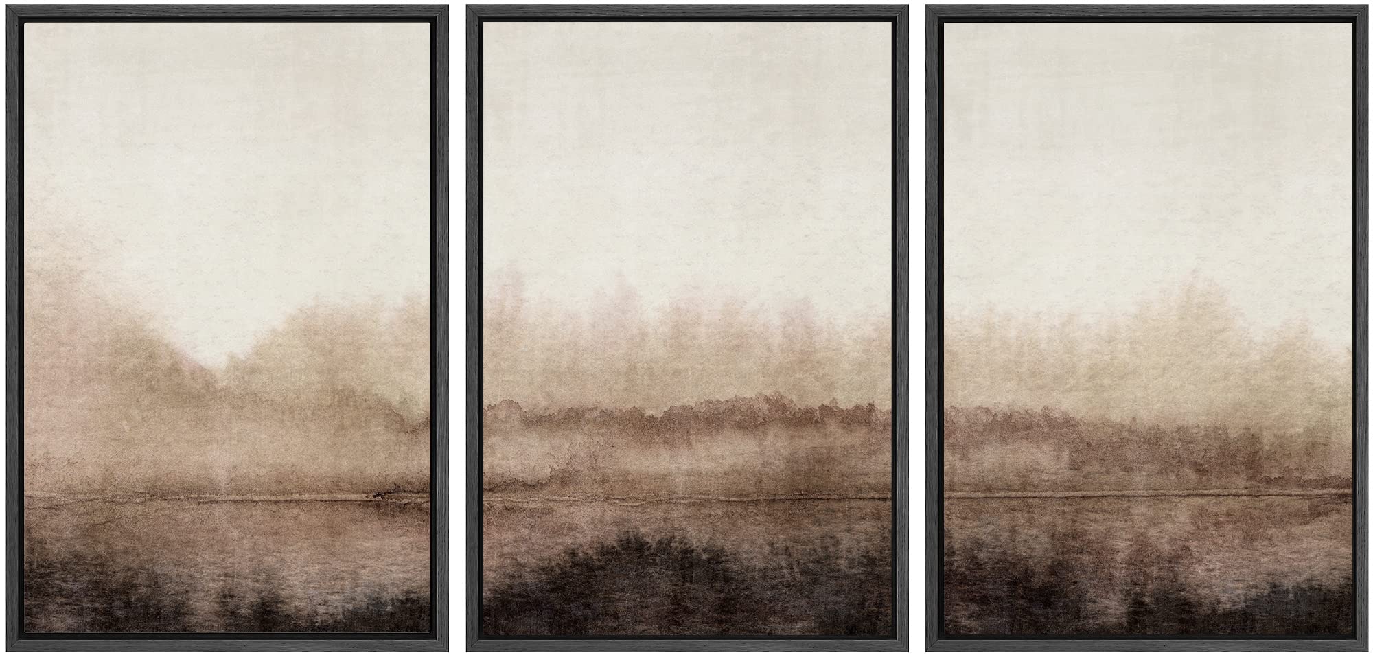 Framed Modern Fabric Wall Art — 24"