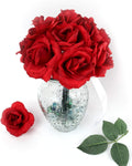 Beige Artificial Plant — Dark Red