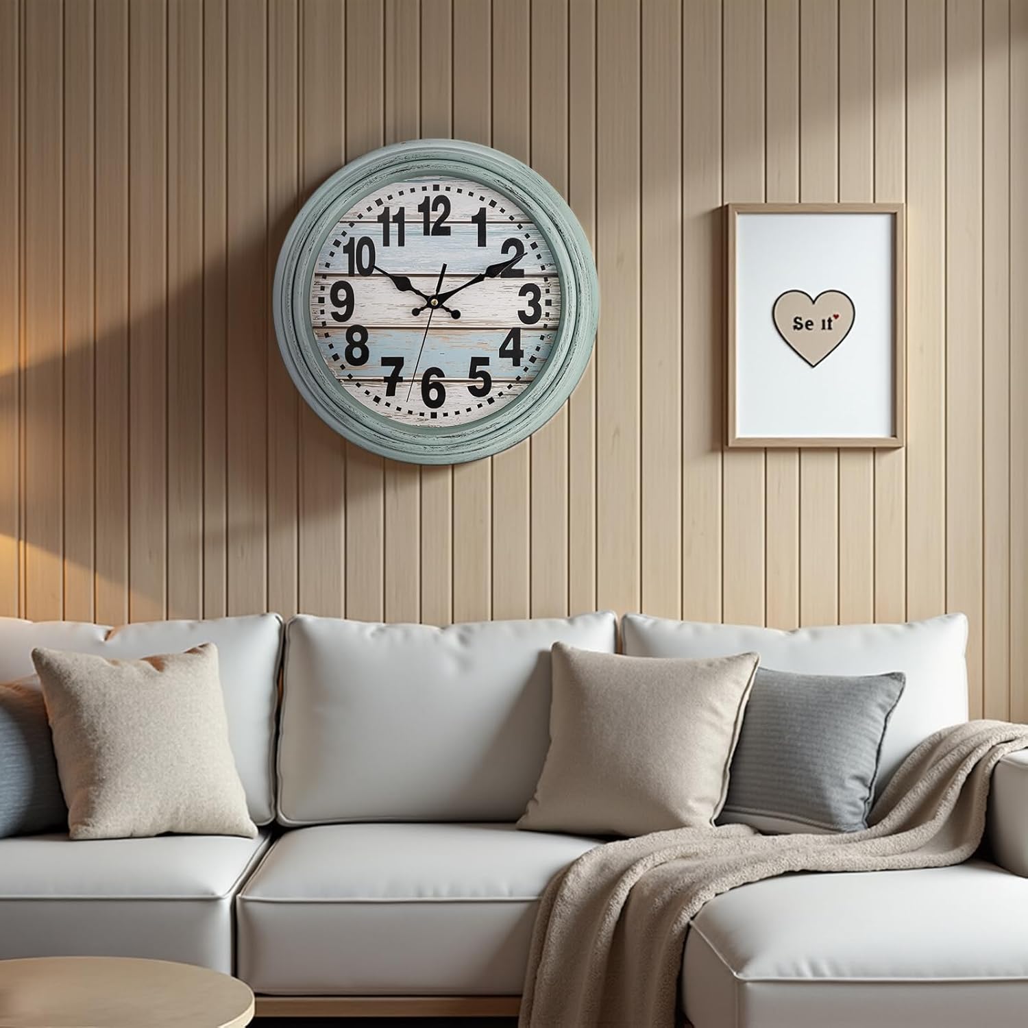 Battery Operated Farmhouse Wall Decor — 12" - View 7