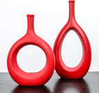 Modern Ceramic Decorative Vase — Set of 2 - View 3