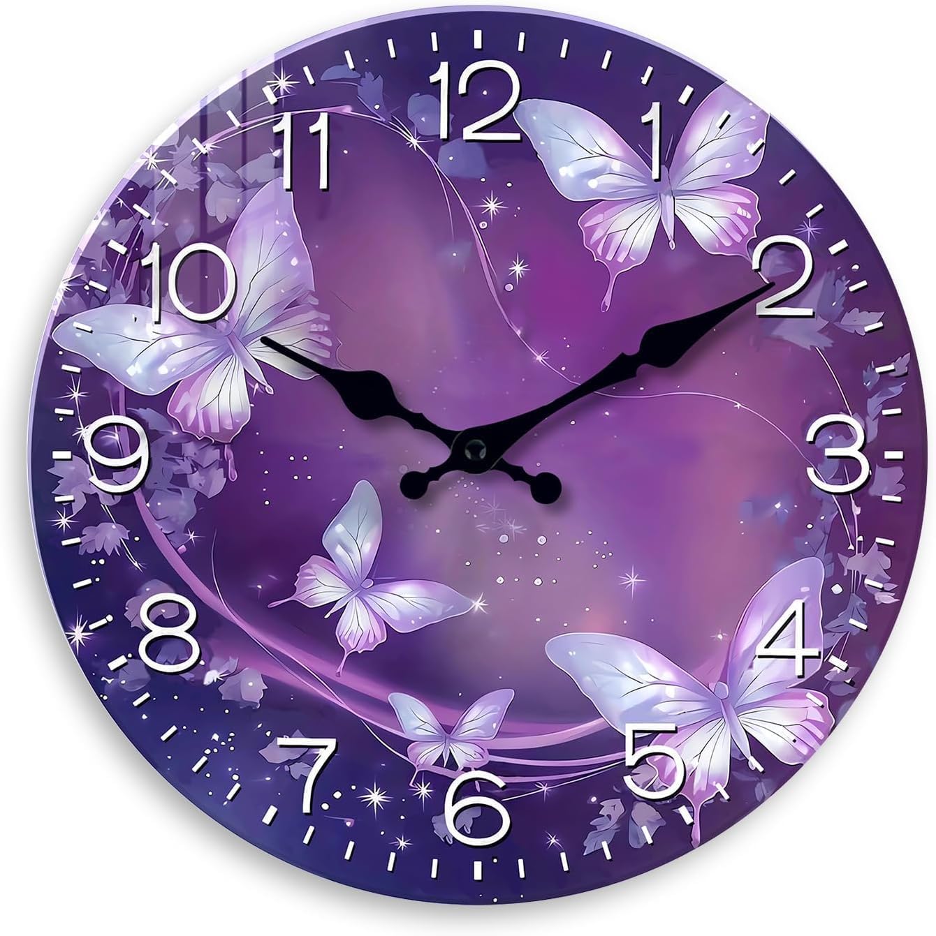 Battery Operated Pink Wall Clock — 16" — 14 Inch