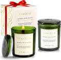 Soy Wax Beige Scented Candle — Fir＆Cedar