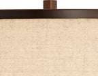 Mid-Century Brown Table Lamp — 28" - View 3