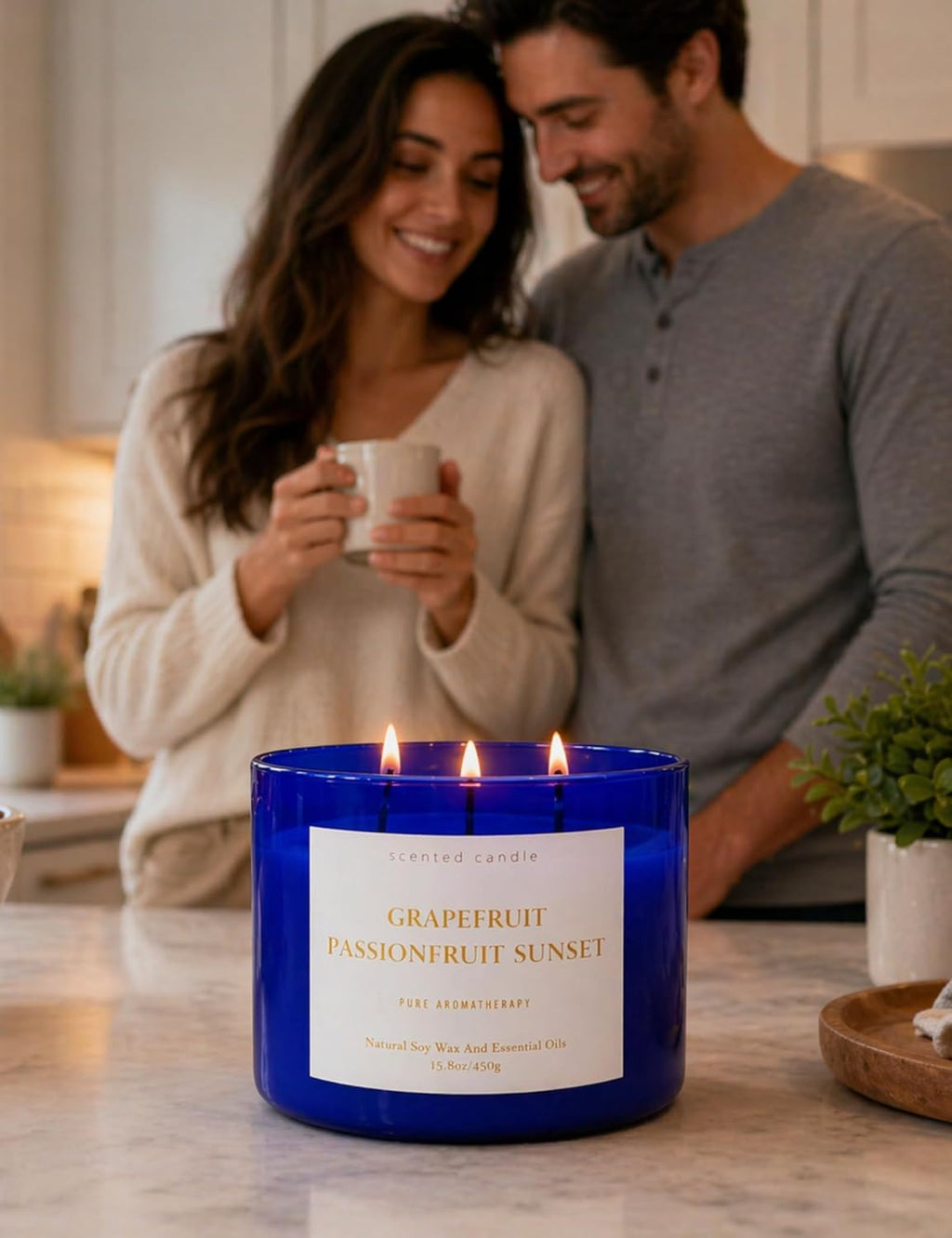 Soy Metal Scented Candle - View 3