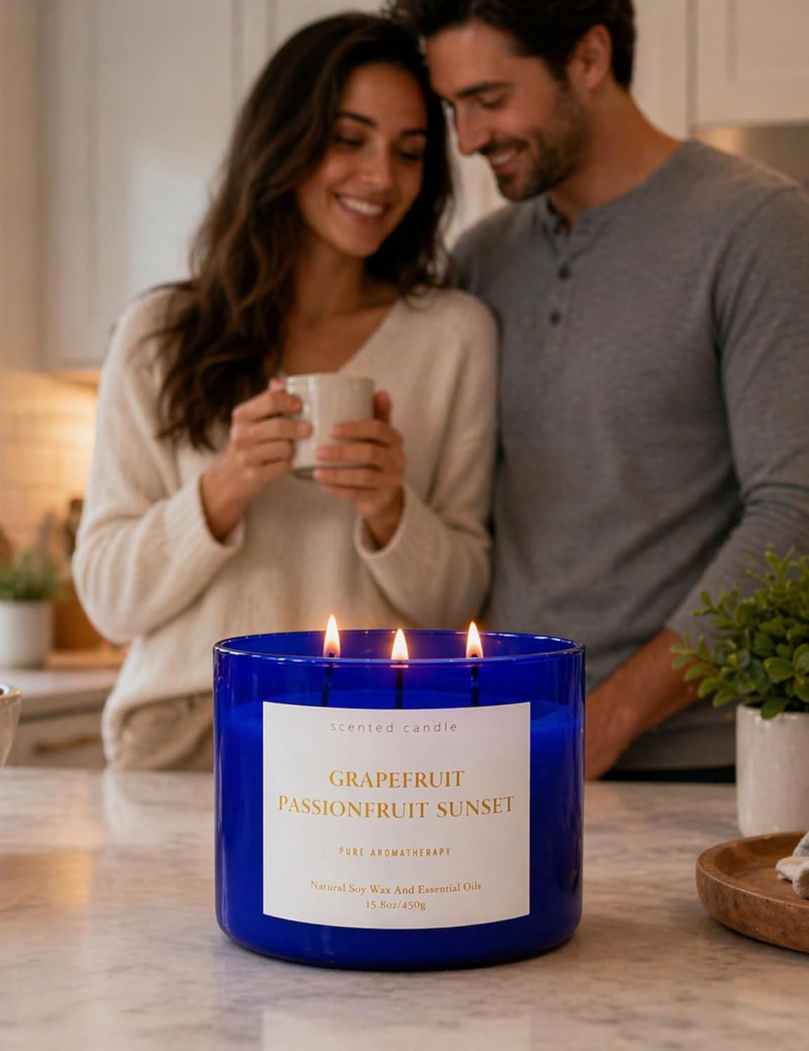 Soy Metal Scented Candle - View 3