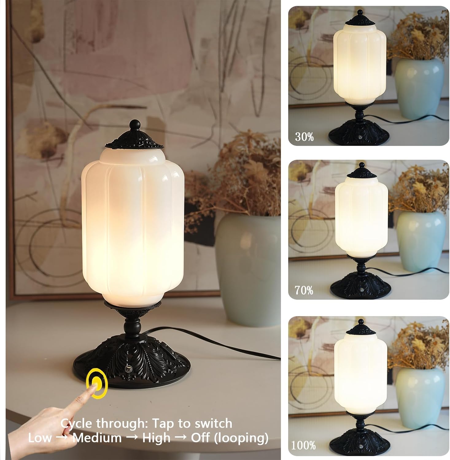 Dimmable Green Desk Lamp - View 7
