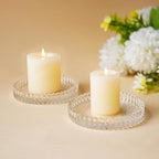 Round White Pillar Candle — 5" - View 4