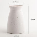 Modern Green Flower Vase — 7" - View 5