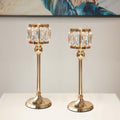Luxe Black Candle — Set of 3 — Gold 2ps