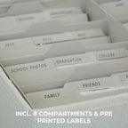 Linen Beige Storage Basket — 4x6 - View 4