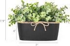 Rectangular Farmhouse Black Faux Plant - View 5