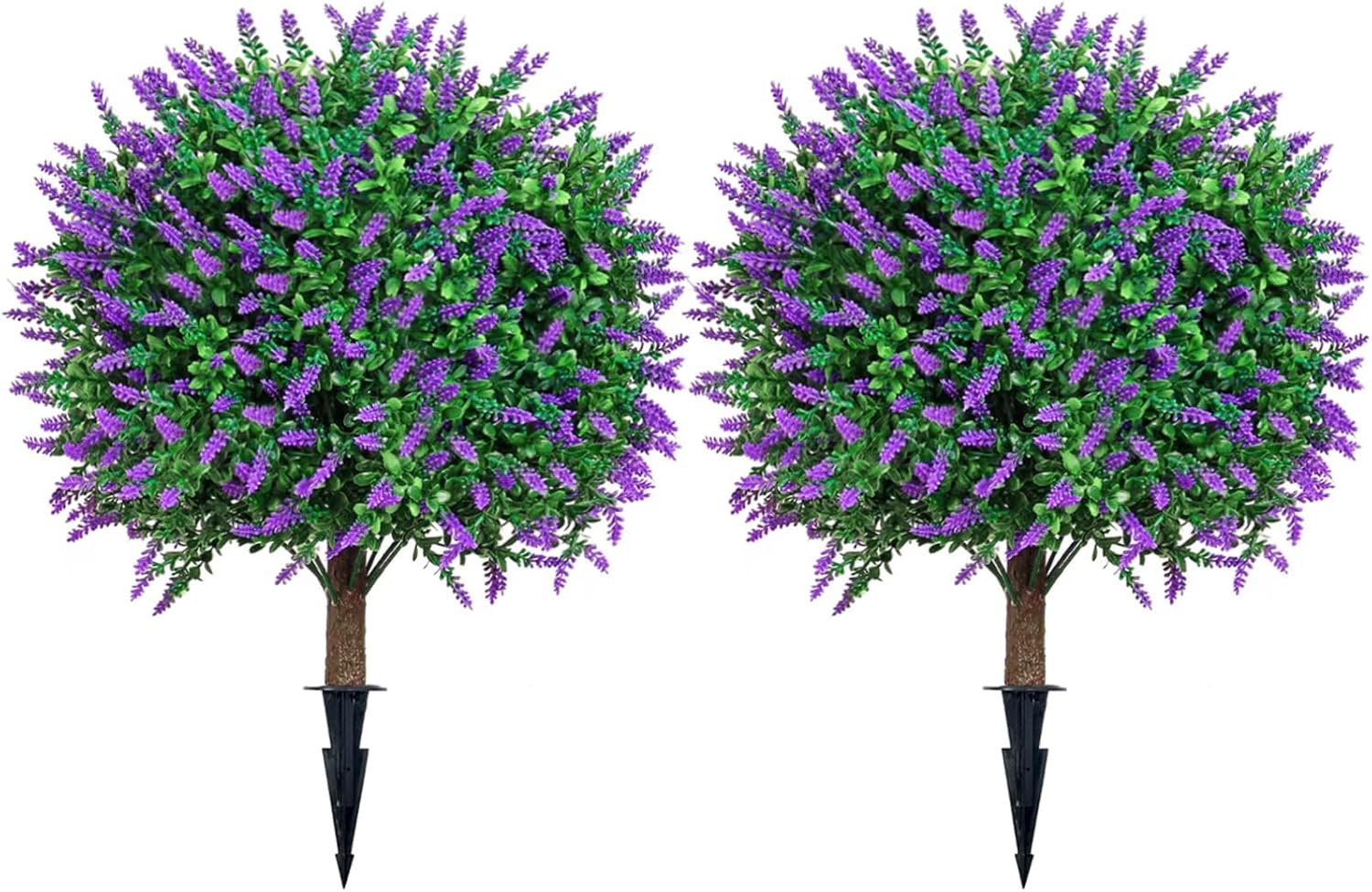 Green Artificial Plant — 26" — Purple