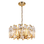 Round Luxe Gold Chandelier — 6-Light