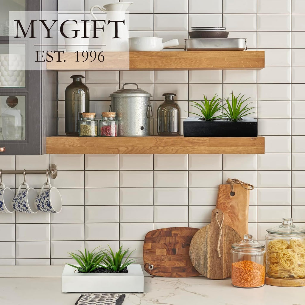 Rectangular Black Faux Plant — 10" - View 2