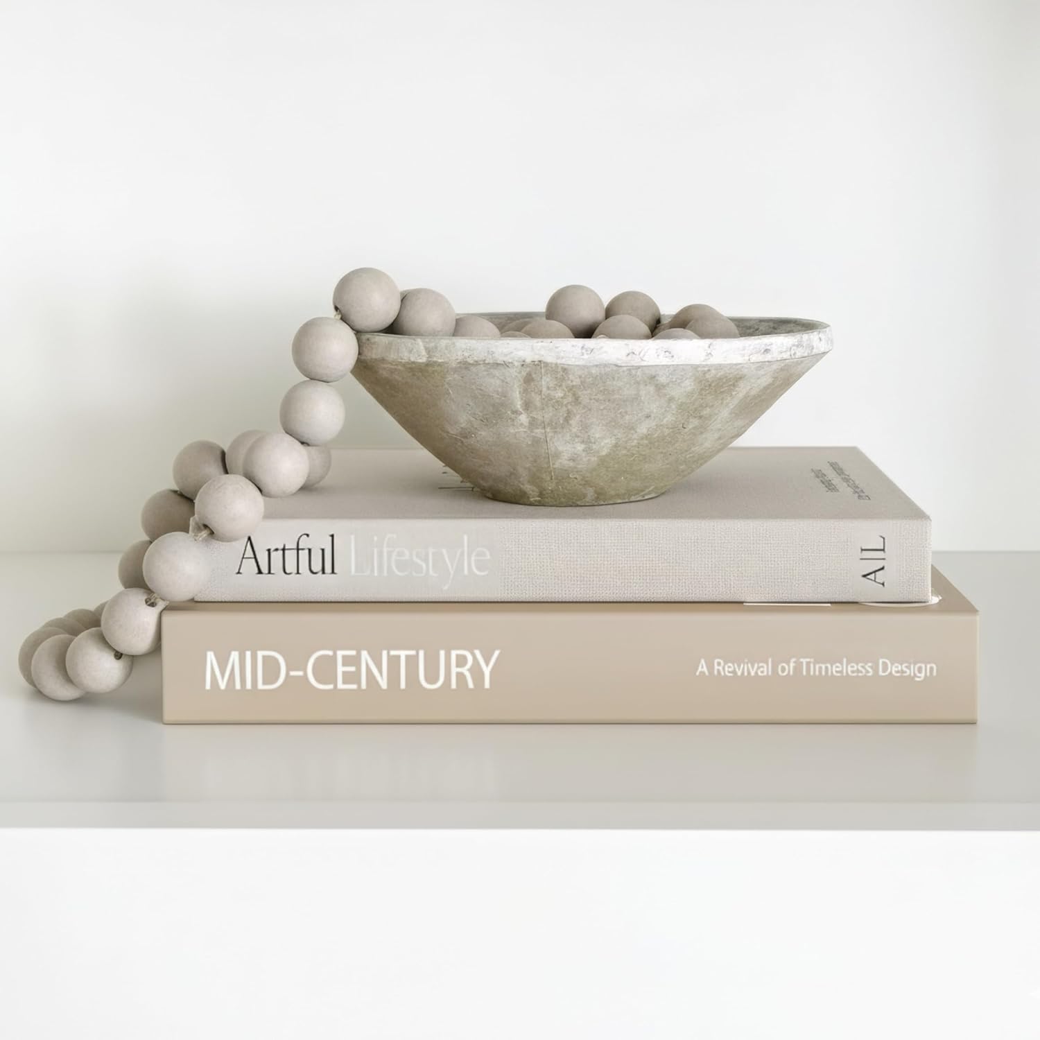 Modern Beige Storage Basket — Set of 2 - View 9