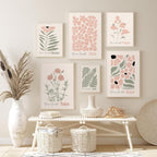 Unframed Boho Beige Wall Art Print — 16" - View 3