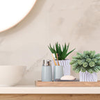 Modern Stone Faux Succulent - View 7
