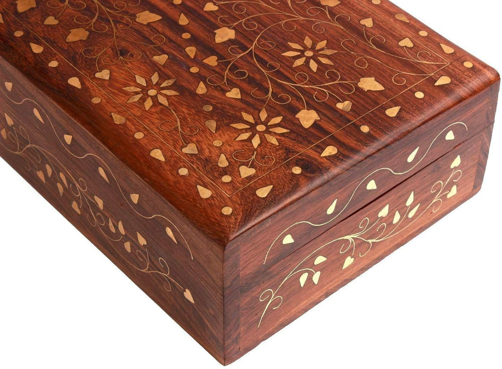 Luxe Wood Storage Basket — 8x5 - View 4