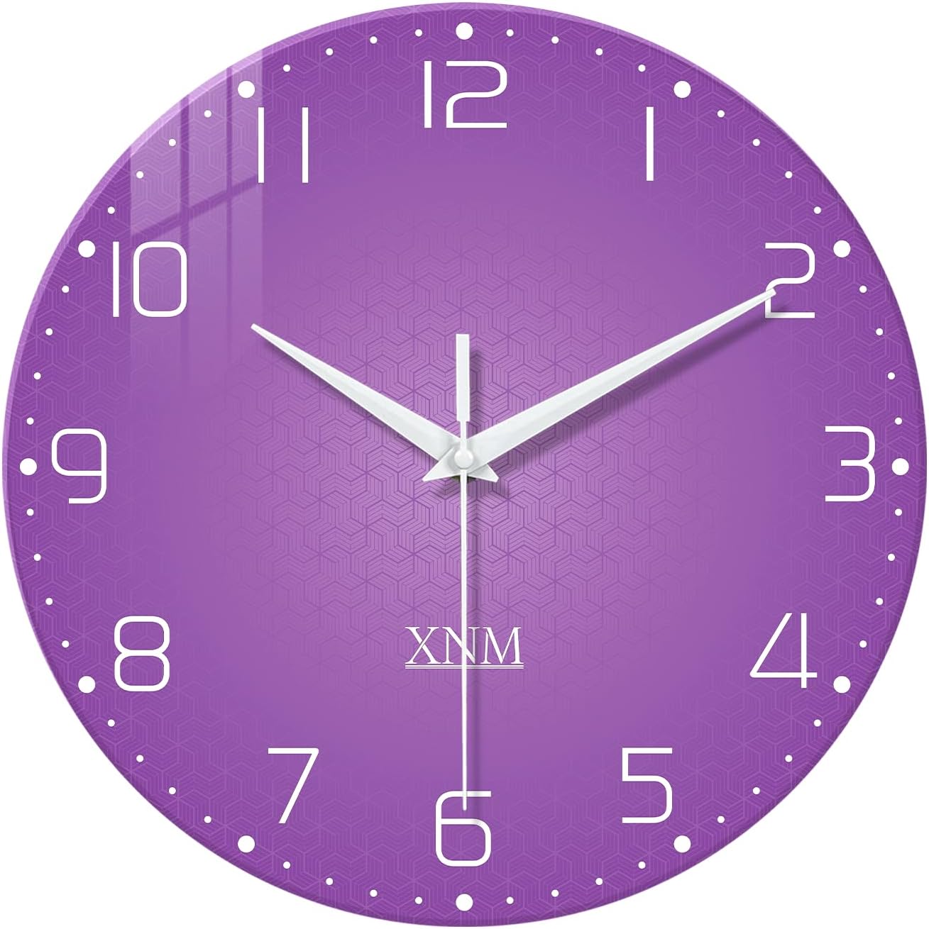 Battery Operated Modern Black Wall Clock — 24" — 24 Inch