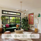 Vintage Luxe Black Chandelier - View 2