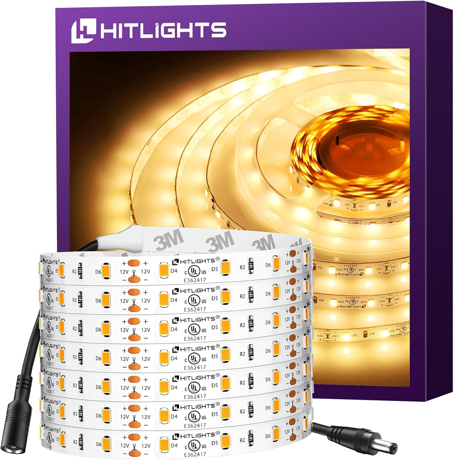 Dimmable Rattan LED Strip Lights — 3000K - 300 Leds