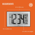 Mid-Century Metal Wall Clock - View 5
