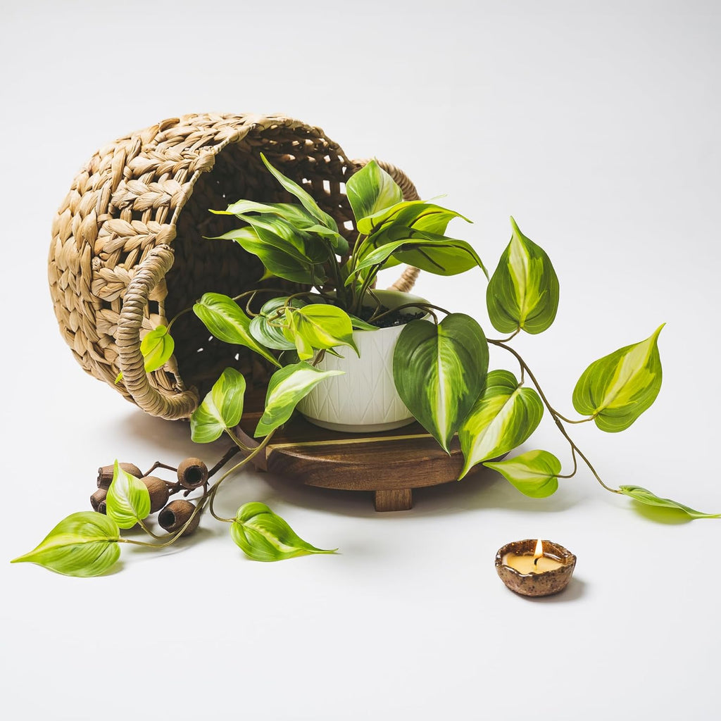 Farmhouse Ceramic Artificial Plant — 5" - View 5