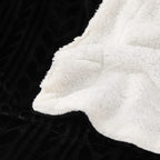 Velvet Luxe Black Throw Pillow — 50" - View 6