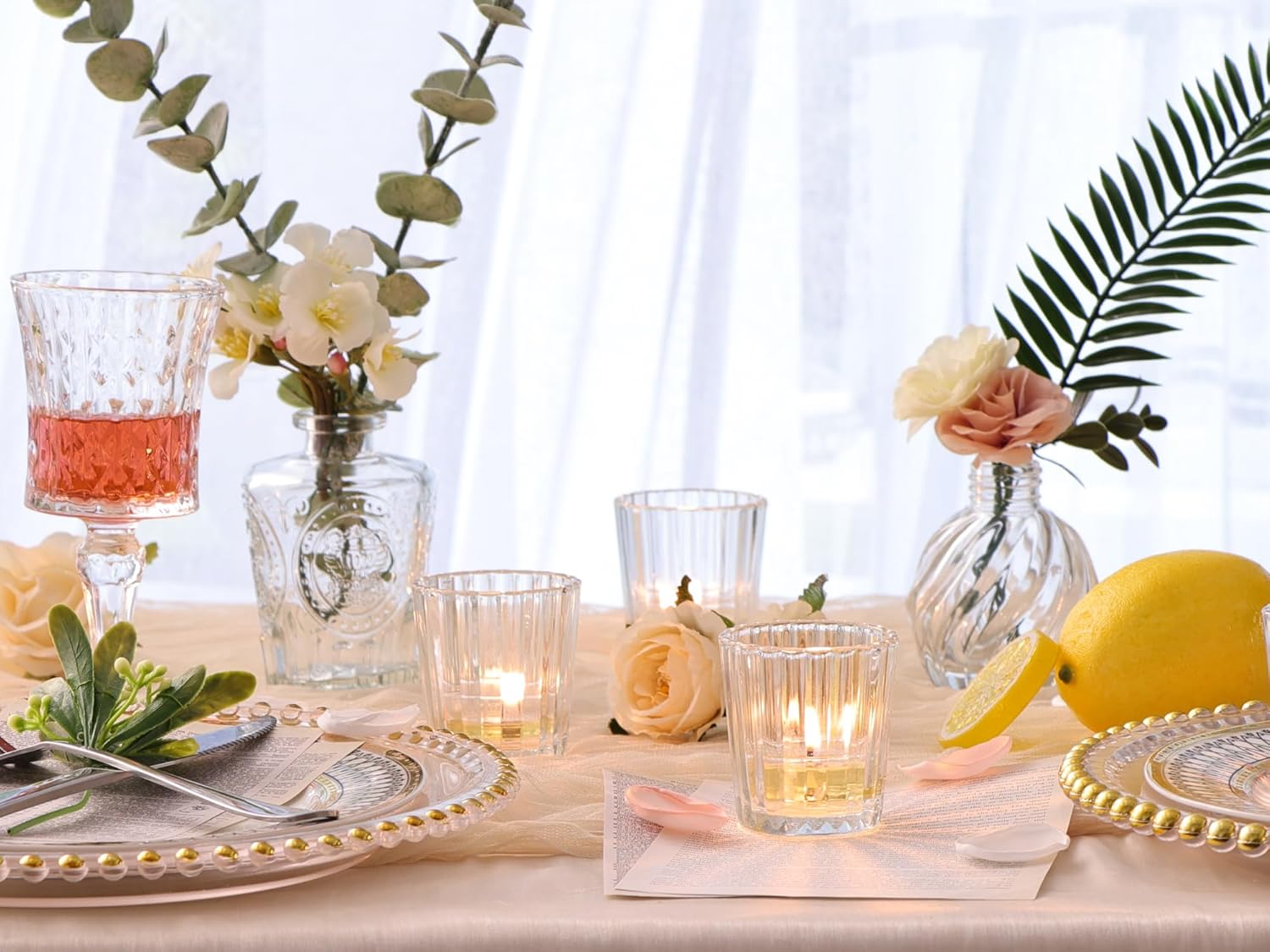 Vintage Gold Candle - View 3