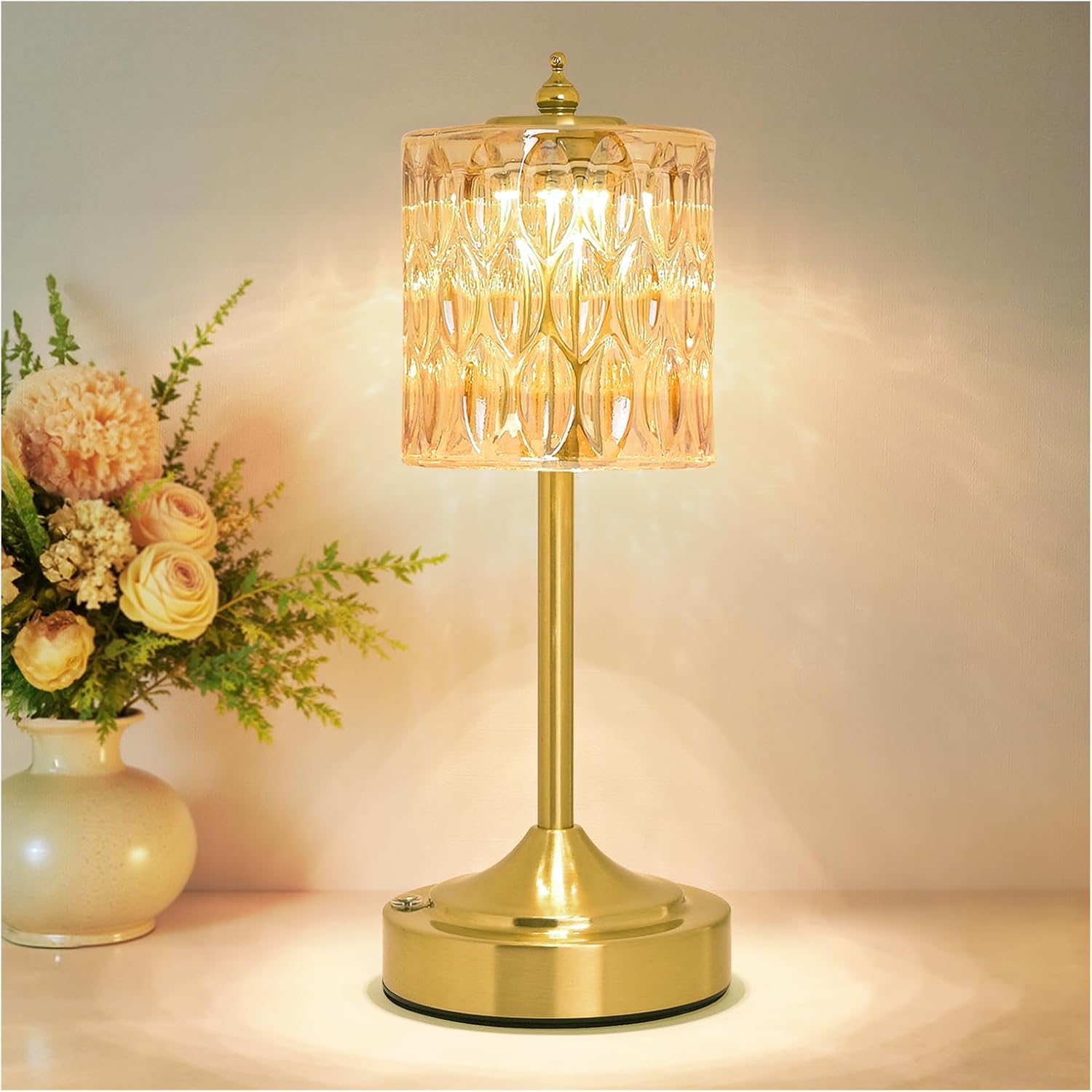 Cordless Black Desk Lamp — Amber-1