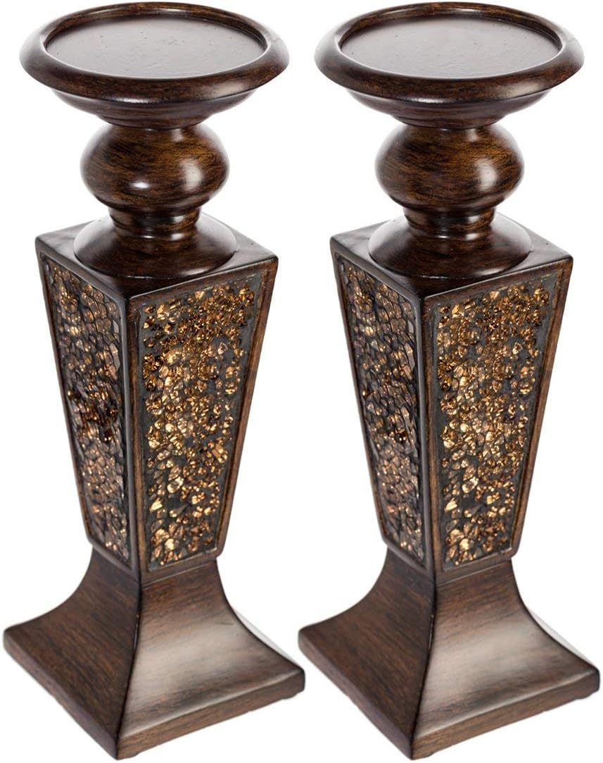 Wax Pillar Candle — Set of 2 - View 7