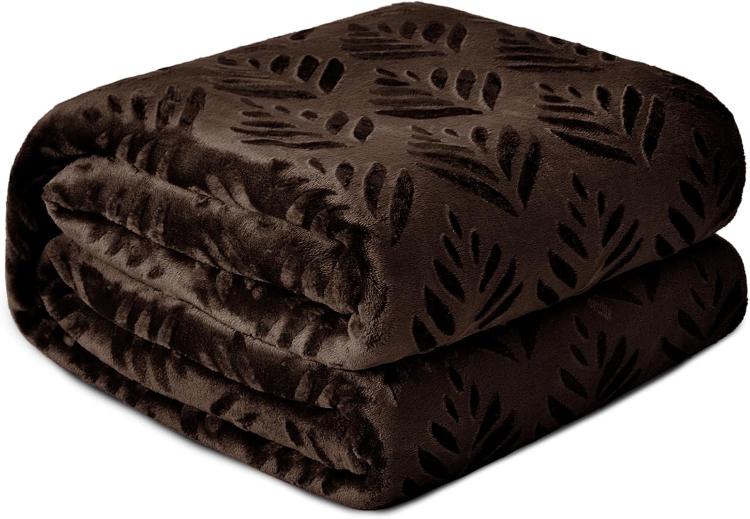 Black Throw Pillow — 50" — Coffee