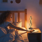 Dimmable Black Bedside Lamp — 8" - View 3