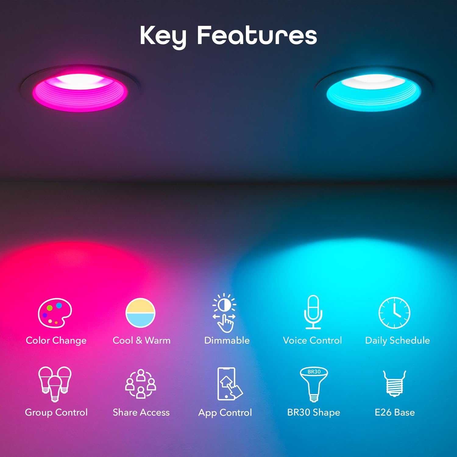 Smart Metal LED Bulb - View 2