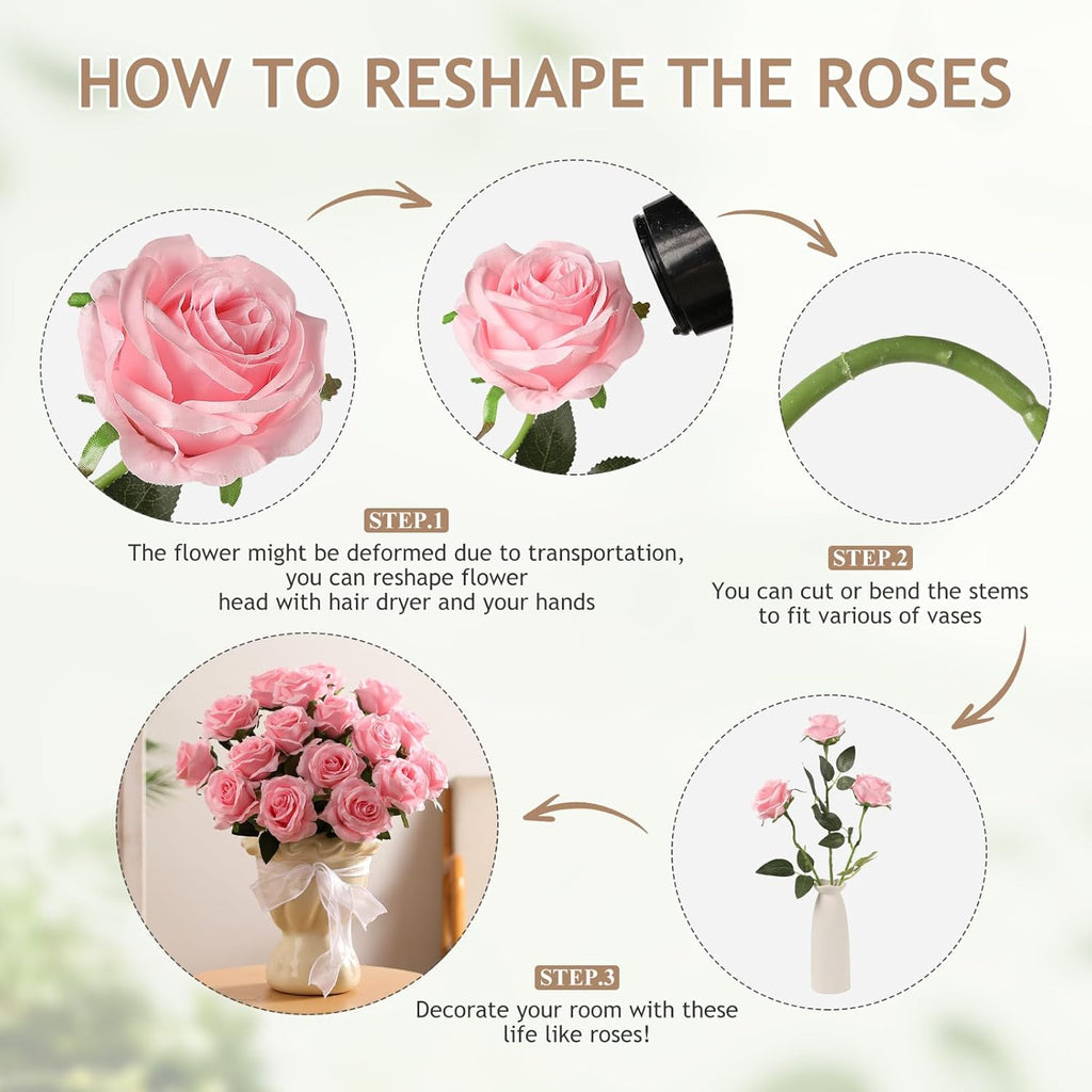 Pink Artificial Flowers - View 8