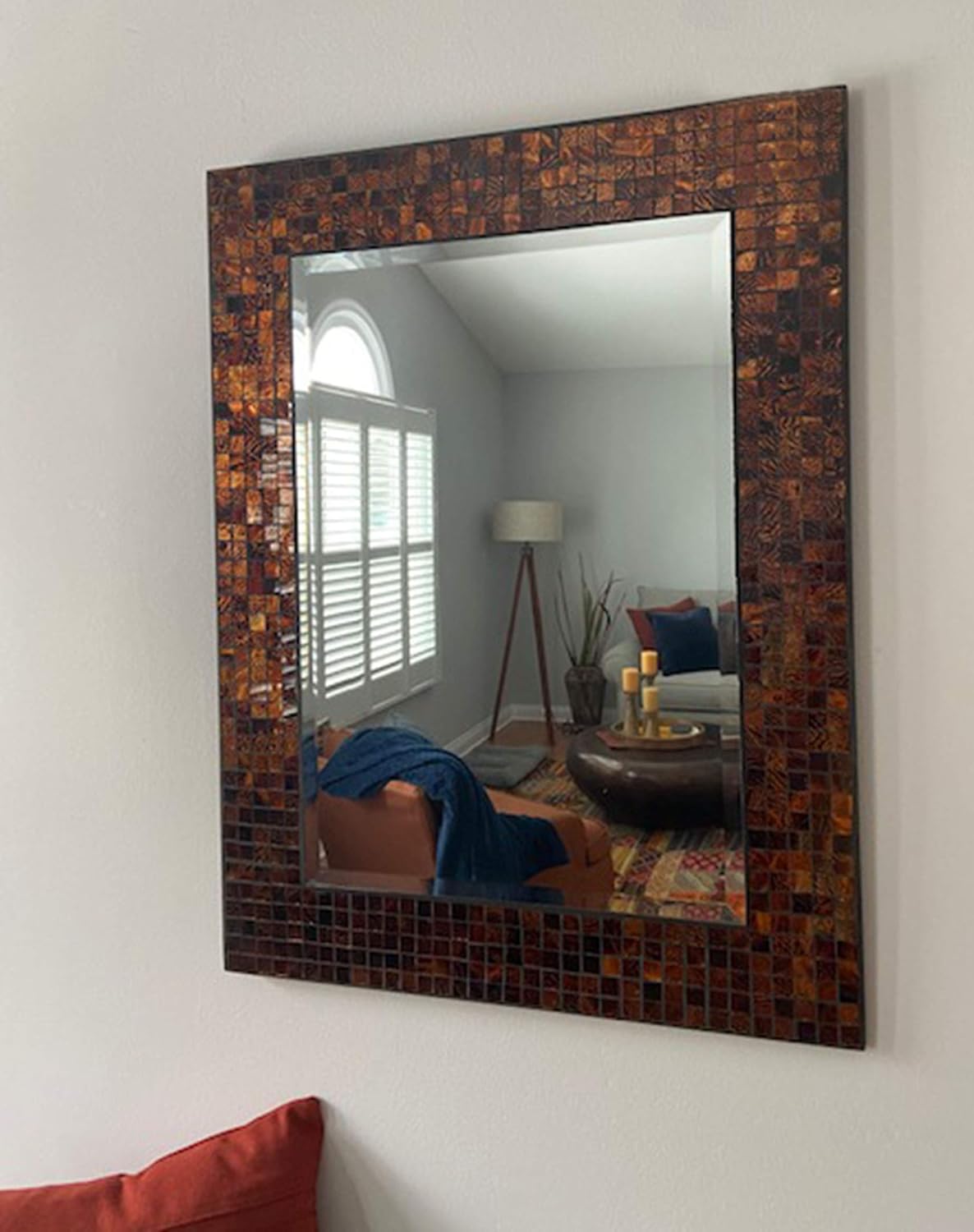 Beveled Glass Wall Mirror — 23.50" — Lp307