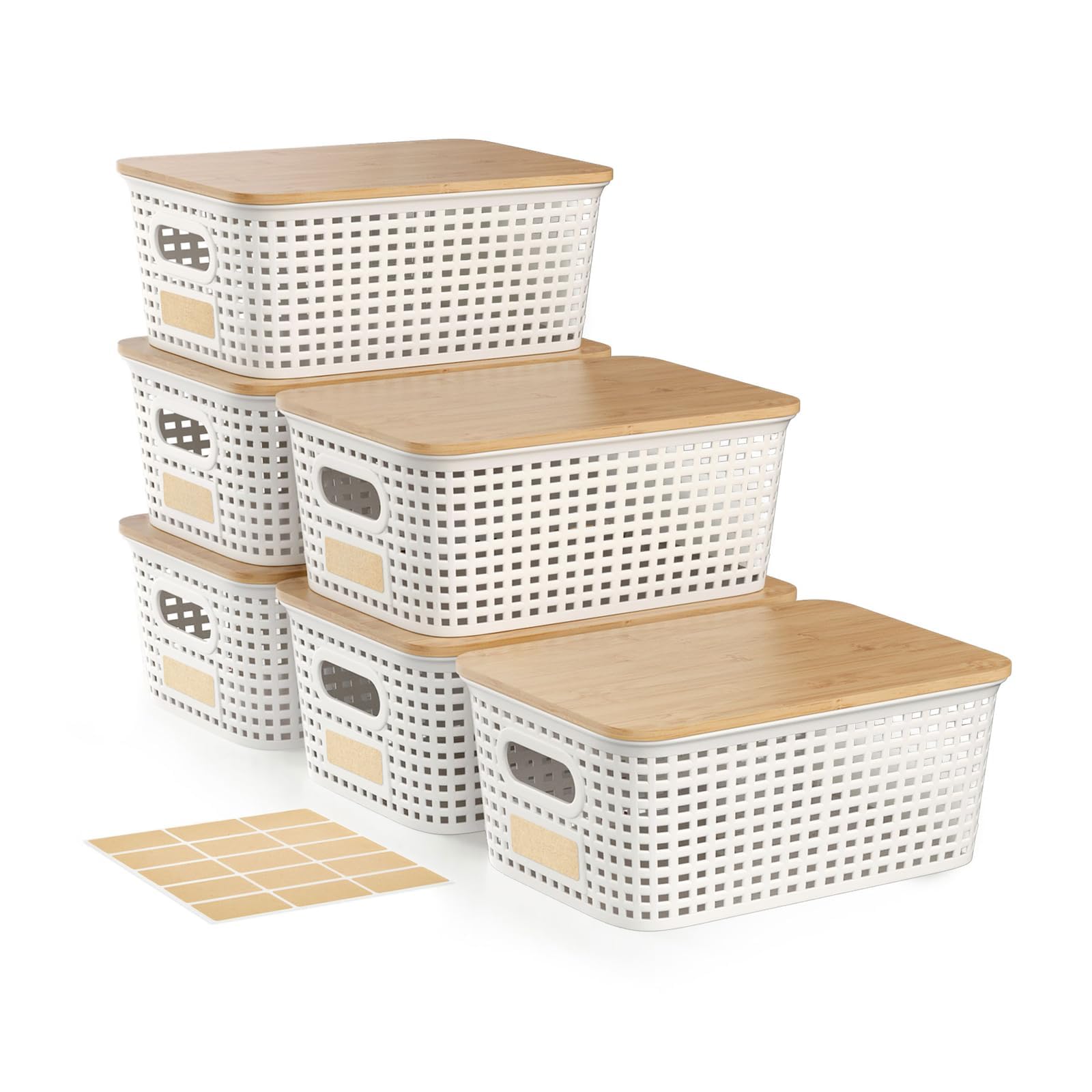 Beige Storage Bin — 10x7