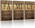 Framed Farmhouse Black Wall Decor — 16x24 — Farmhouse Family