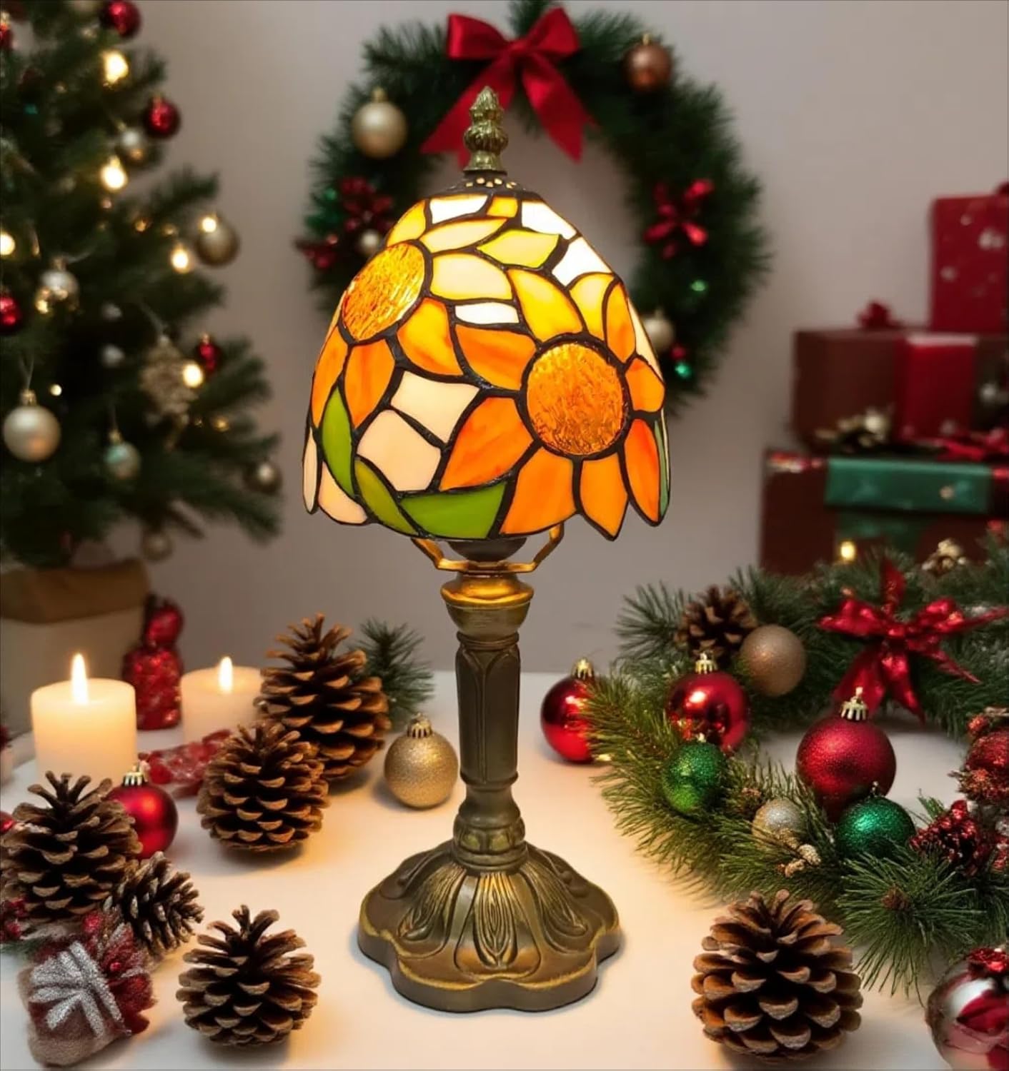 Dimmable Glass Bedside Lamp — 6" - View 5