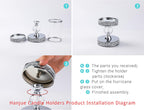 Luxe Silver Pillar Candle - View 9