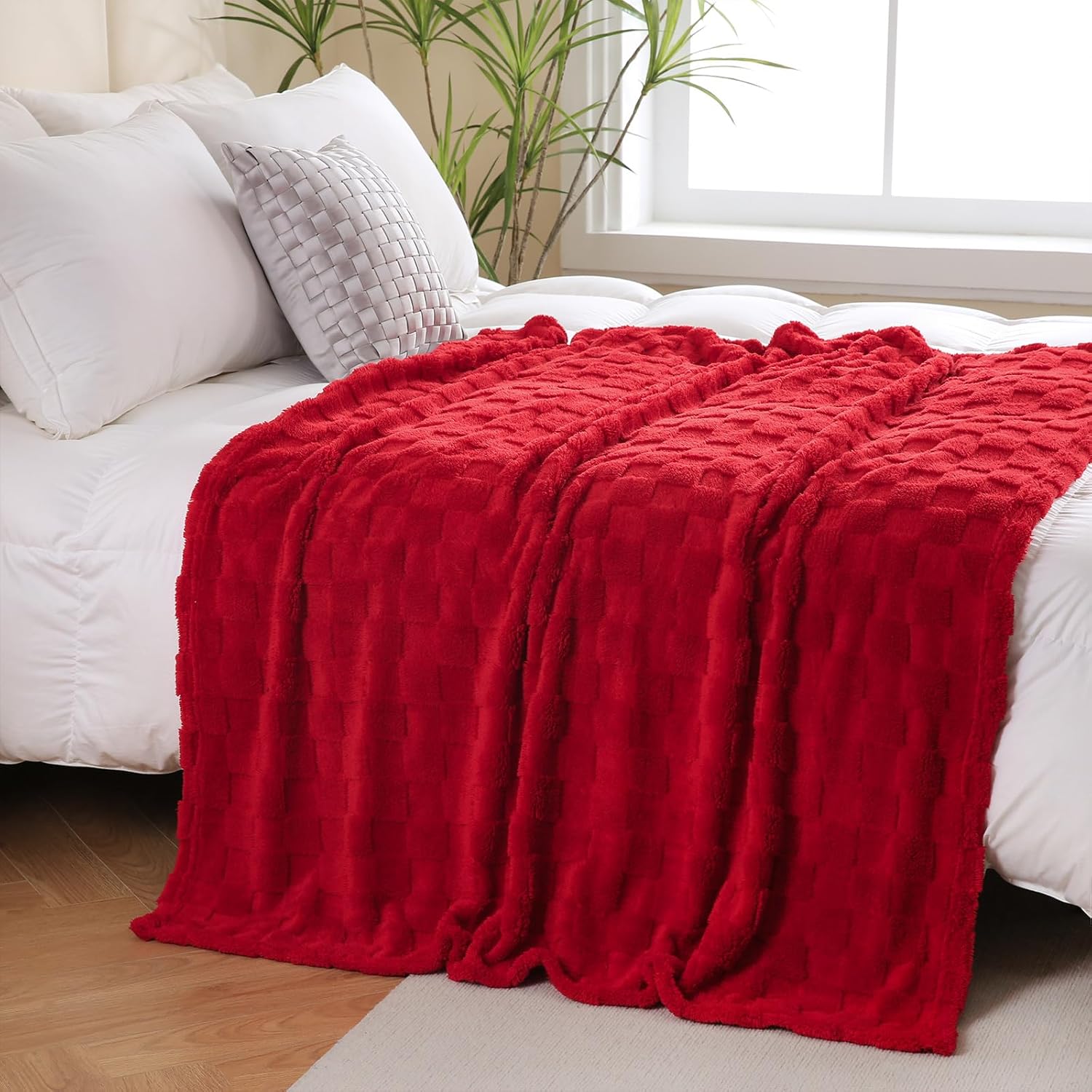 Beige Throw Pillow — 60" — 60×80inch