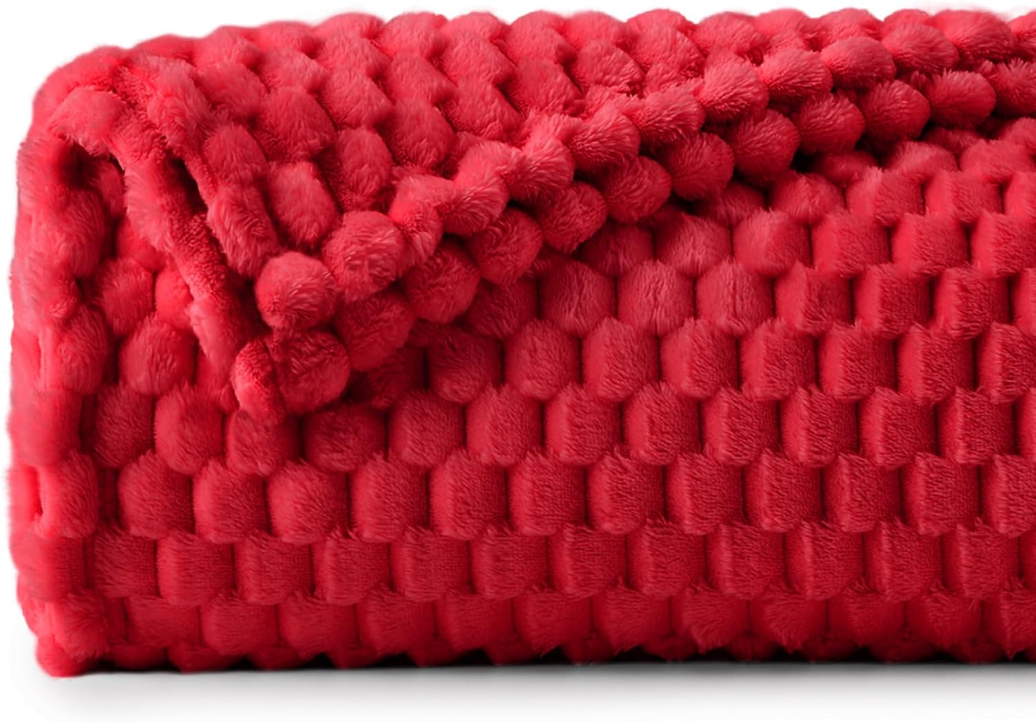 Black Throw Pillow — 50" — Red