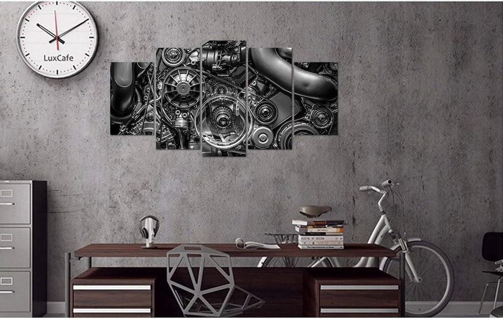 Framed Modern Fabric Wall Decor — 60" - View 4