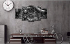 Framed Modern Fabric Wall Decor — 60" - View 4