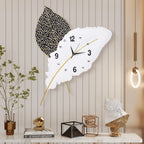 Modern Black Wall Clock — 27"